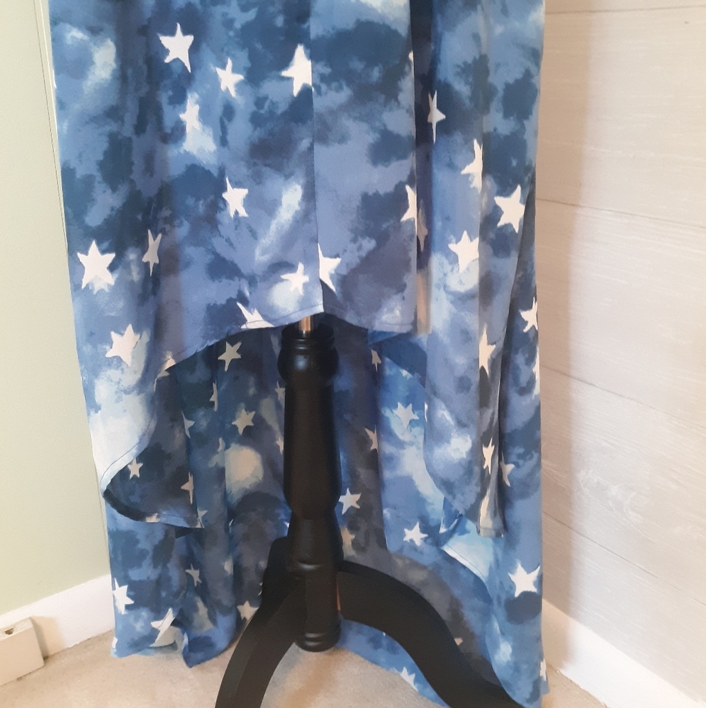 Buddy love star Hi Low maxi dress small medium *D3 - Picture 7 of 9